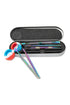 Iridescent Titanium Dabber Set with Silicone Dish and Case